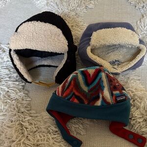 Patagonia, Zara, Zuptano hats 2T
